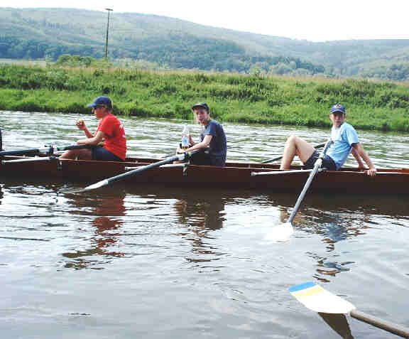 Pause auf der Oberweser